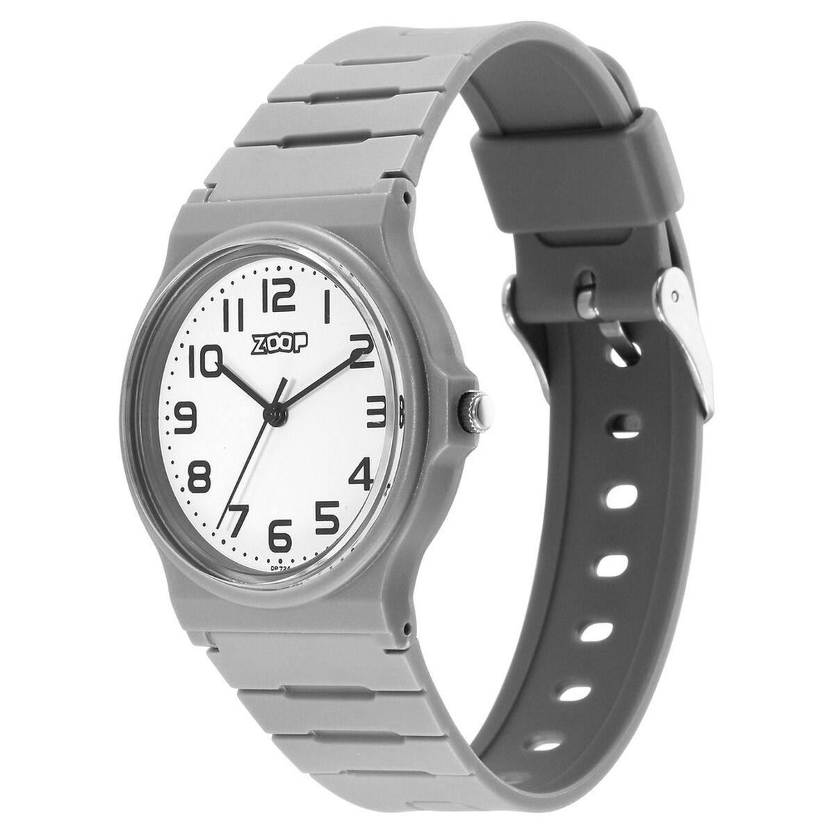 Zoop Analog Watch with White Dial & Grey Strap for Girls Kids, from House of Titan 3