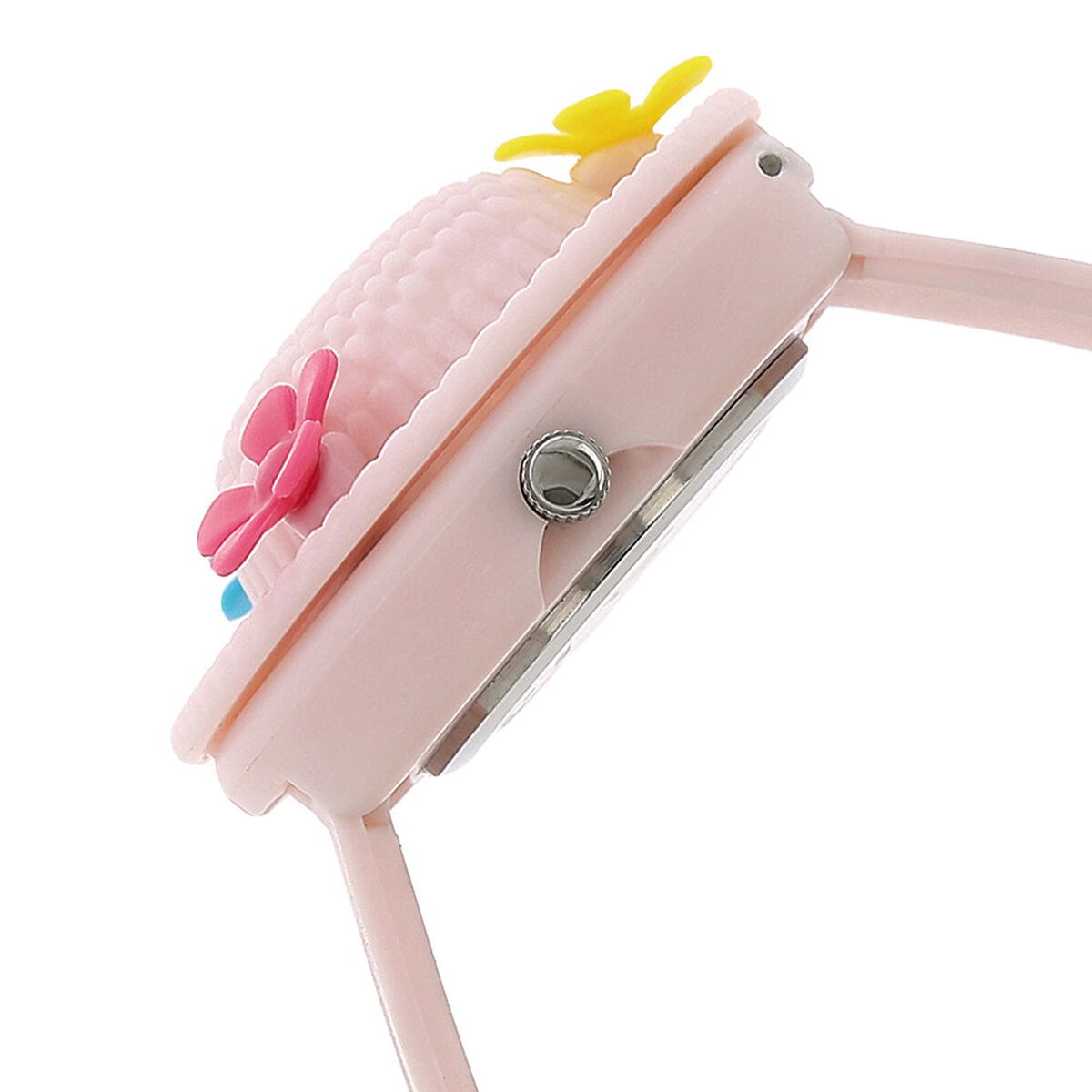 Zoop Analog Watch with Golden Dial & Pink Strap for Girls Kids, from House of Titan 3