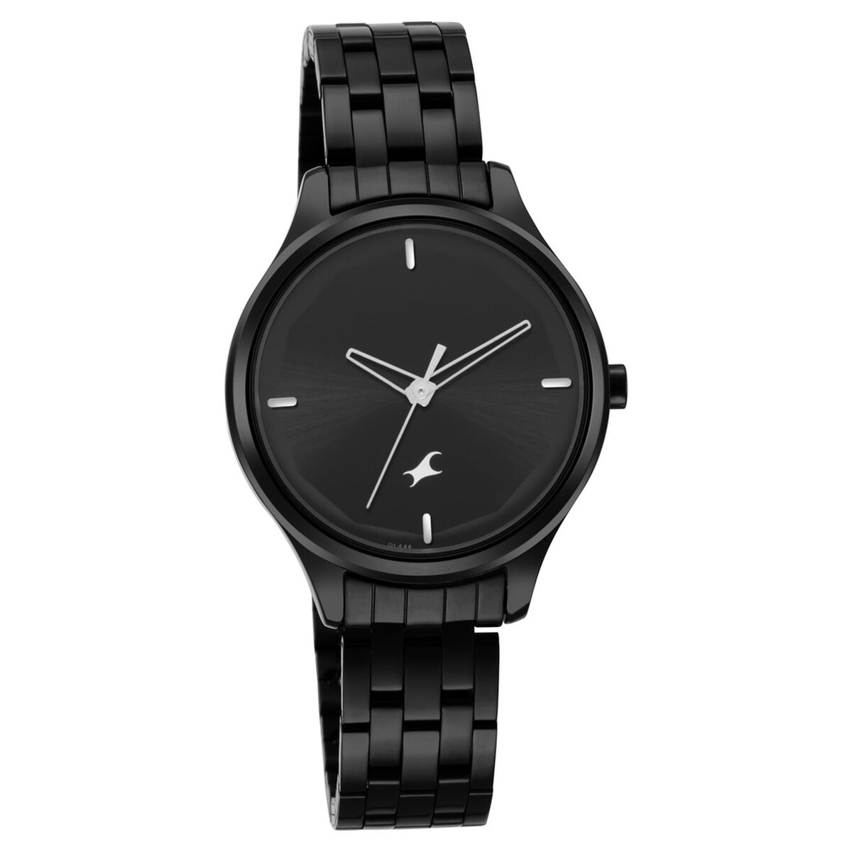 Fastrack Stunners Quartz Analog Black Dial Metal Strap Watch for Girls 2