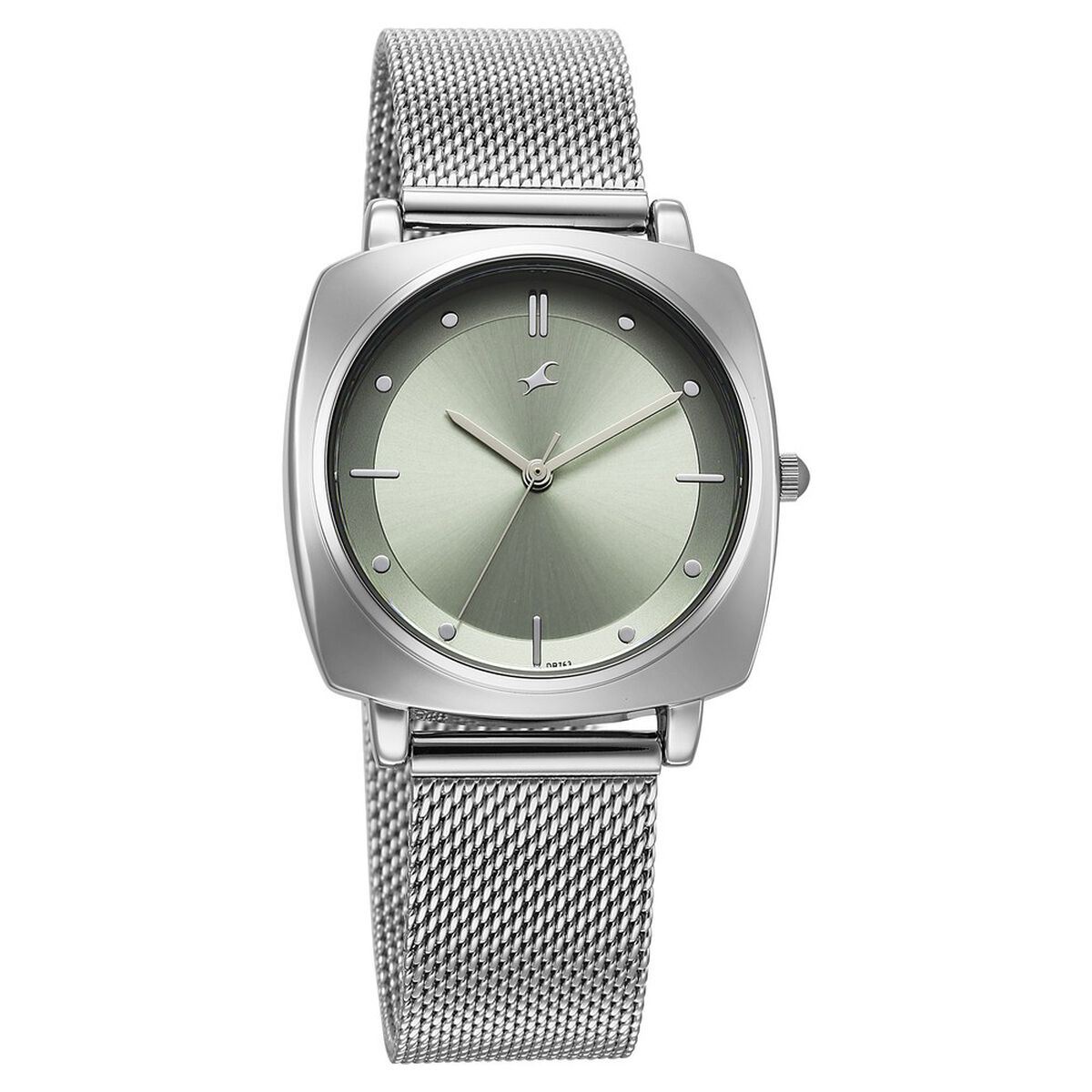 Fastrack Stunners X Quartz Analog Green Dial Stainless Steel Strap Watch For Girls 2