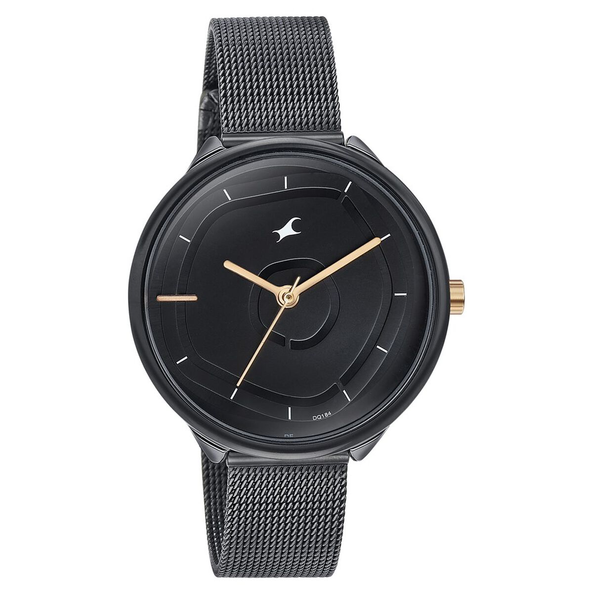 Fastrack Stunners Quartz Analog Black Dial Stainless Steel Strap Watch for Girls 2