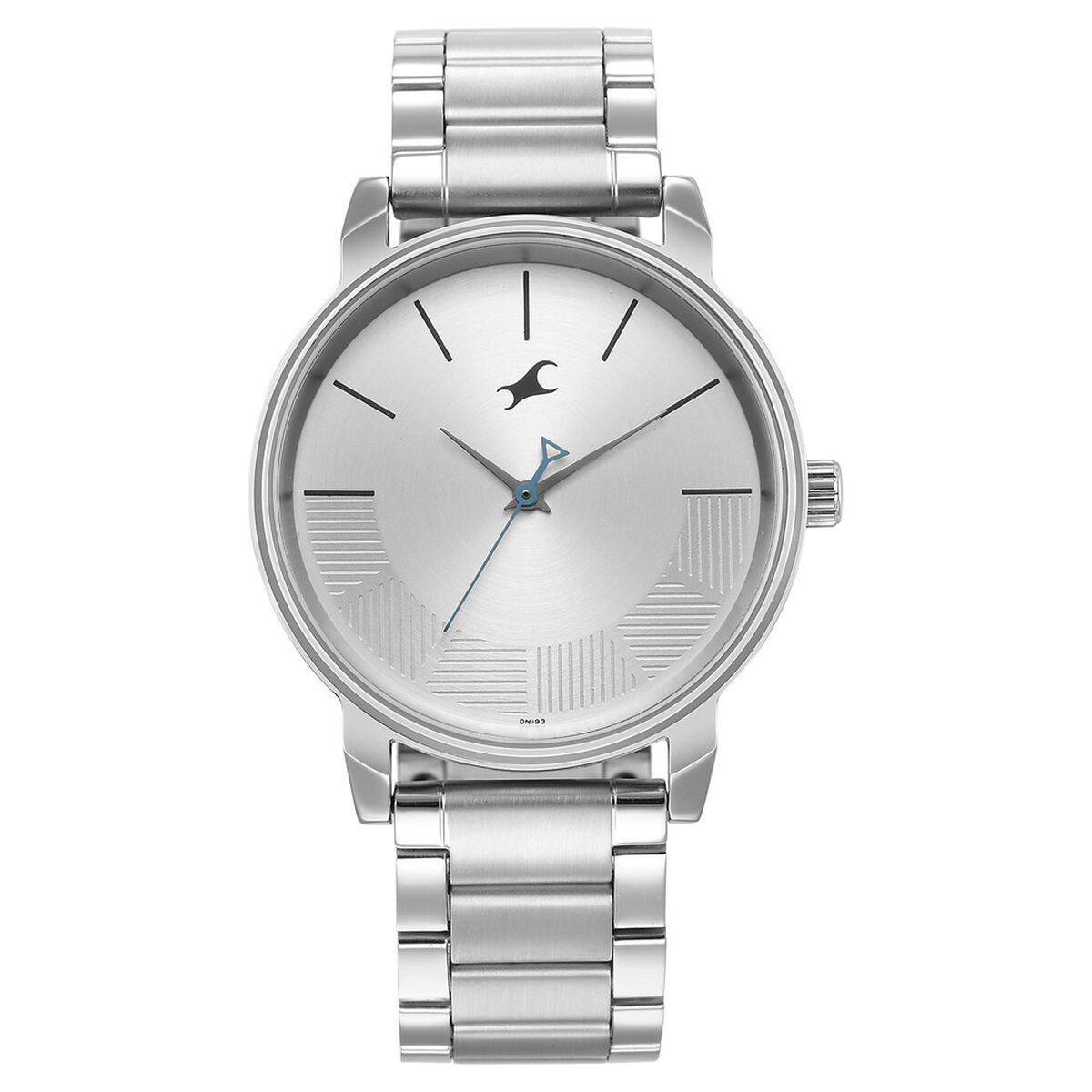 Fastrack Stunners Quartz Analog Silver Dial Metal Strap Watch for Guys 1