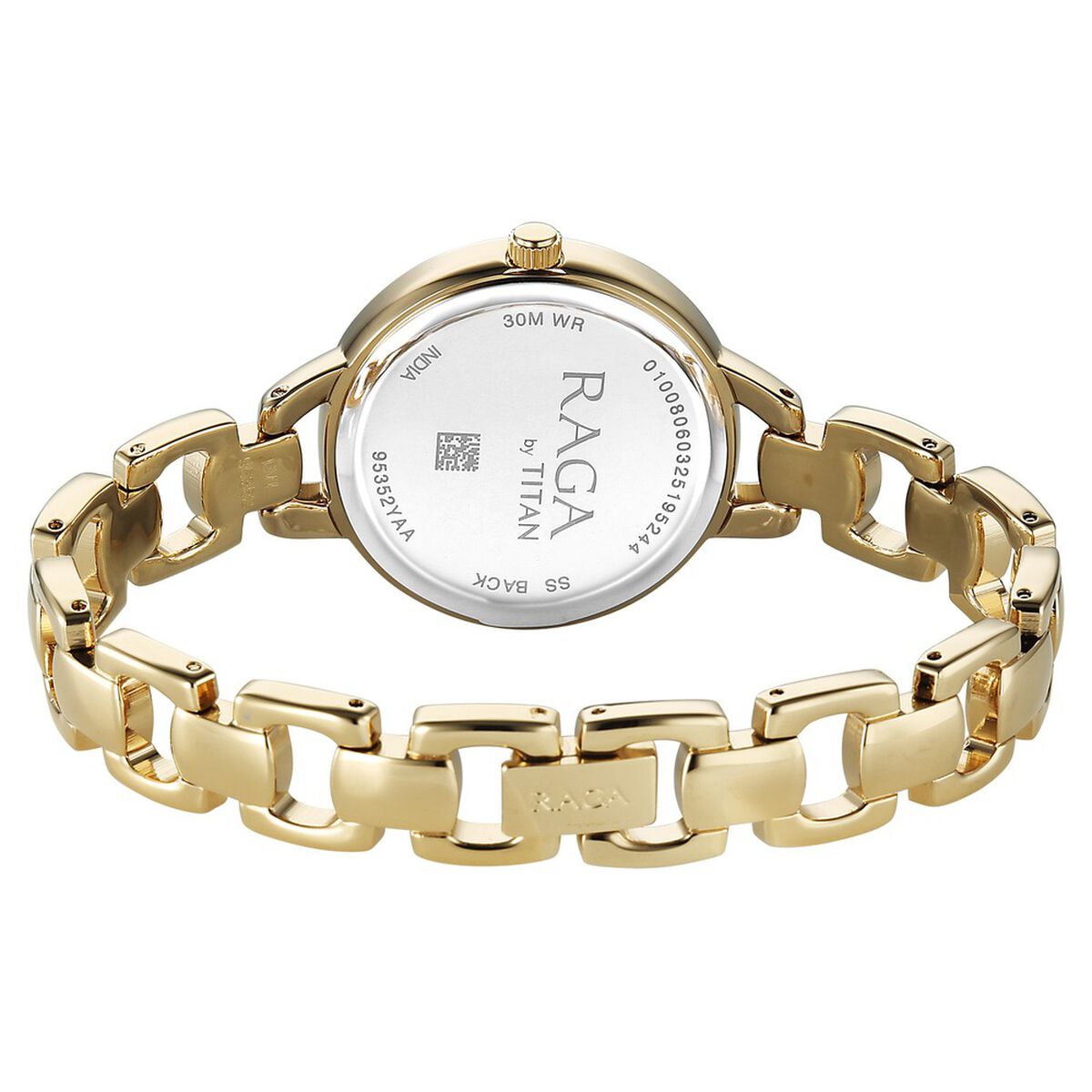 Titan Raga Showstopper Quartz Analog Silver Dial Metal Strap Watch For Women 5