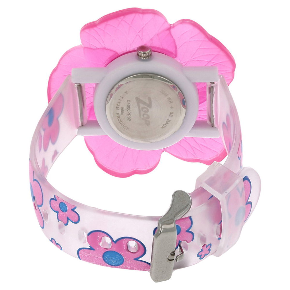 Zoop Analog Watch with Silver Dial & Multicoloured Strap for Girls Kids, from House of Titan 4