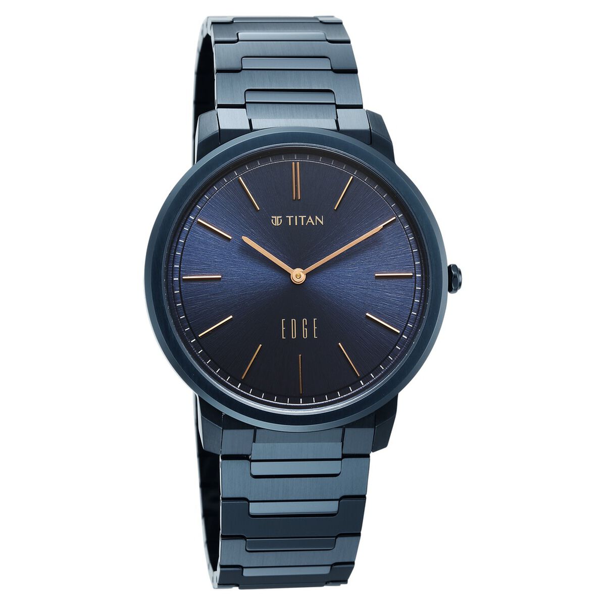 Edge Meister Quartz Analog Blue Dial Blue Stainless Steel Strap Watch For Men 3