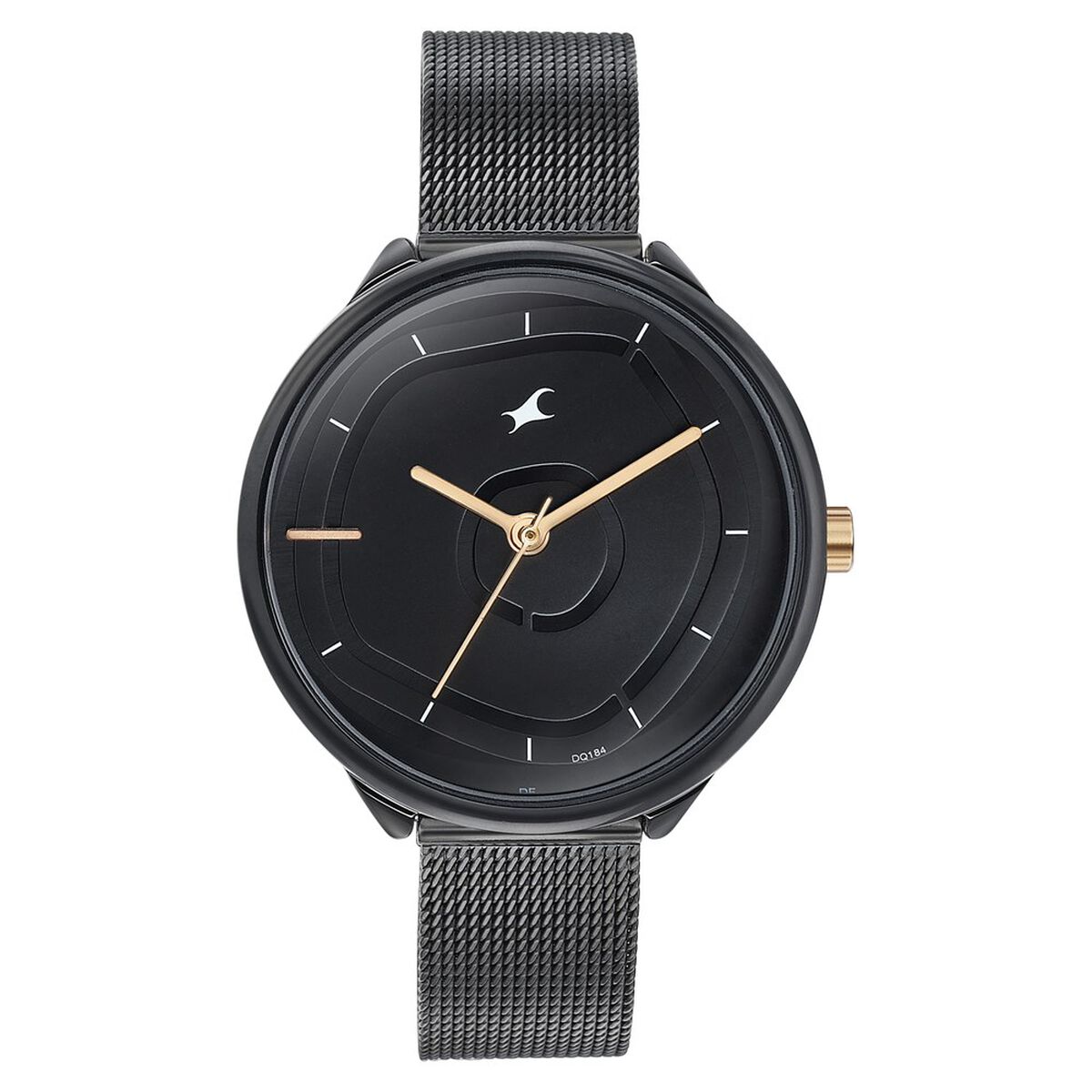 Fastrack Stunners Quartz Analog Black Dial Stainless Steel Strap Watch for Girls 1