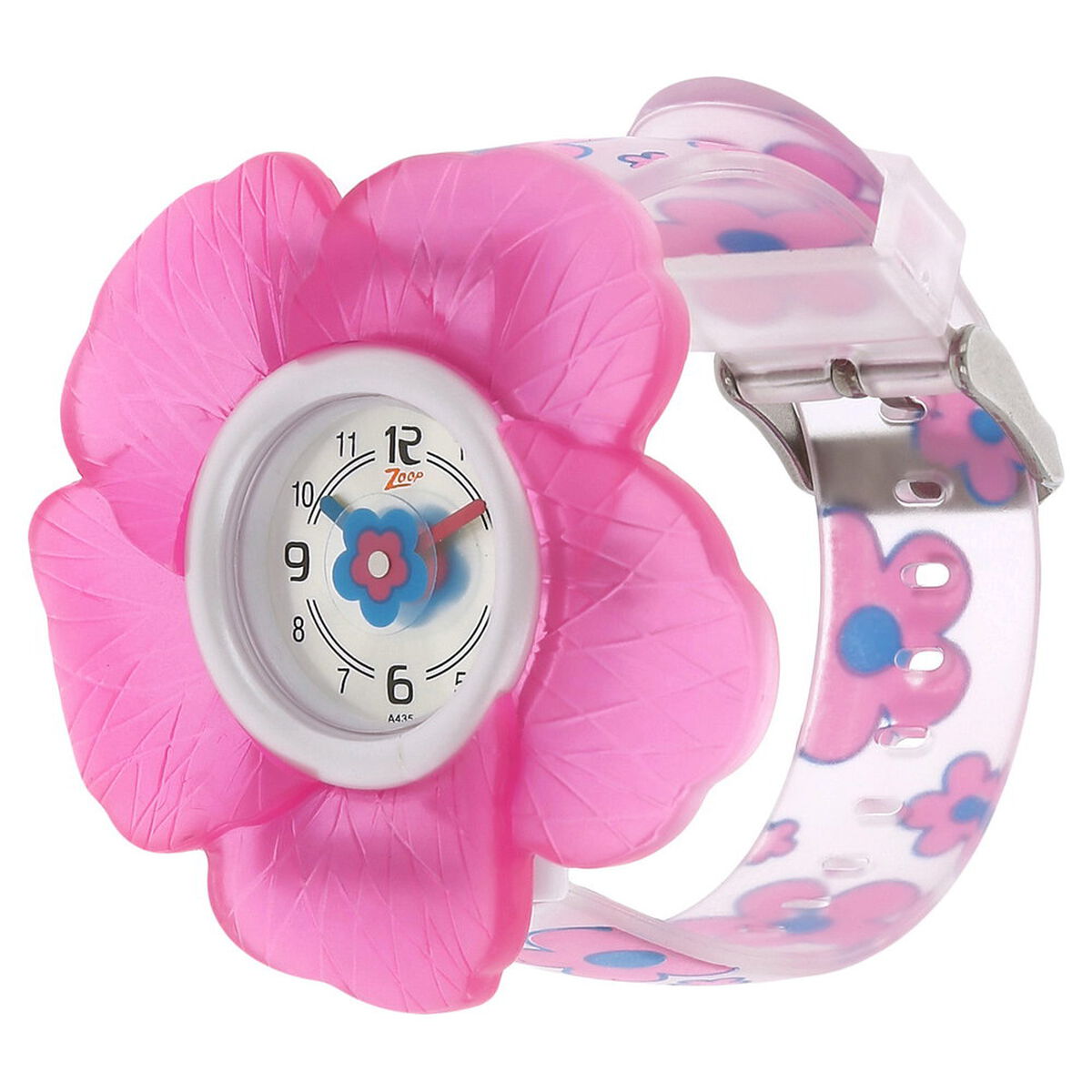 Zoop Analog Watch with Silver Dial & Multicoloured Strap for Girls Kids, from House of Titan 2