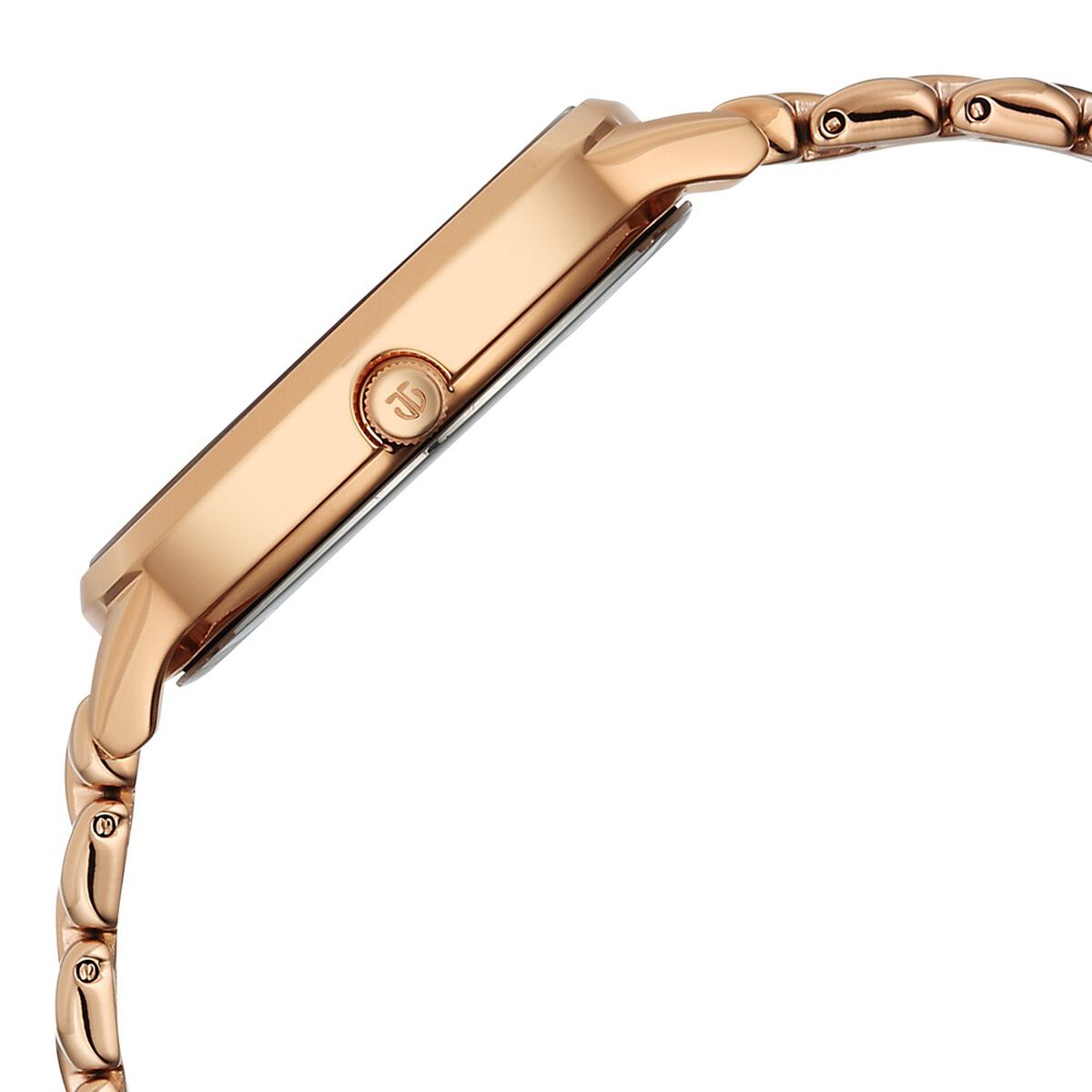 Titan Neo Quartz Analog Maroon Dial Rose Gold Metal Strap Watch For Women 5