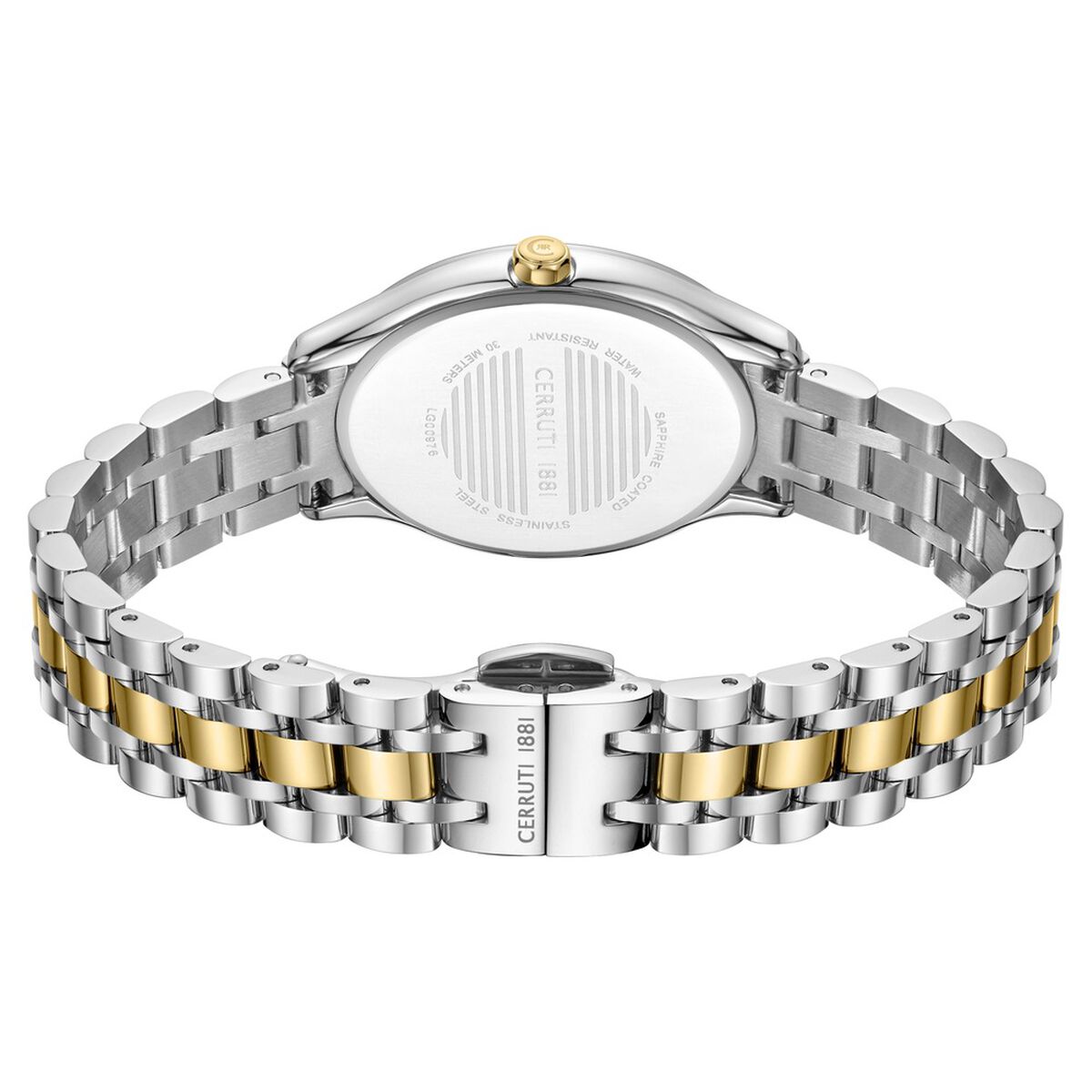 Cerruti 1881 Quartz Analog Silver Dial Two Toned Stainless Steel Strap Watch For Women 3