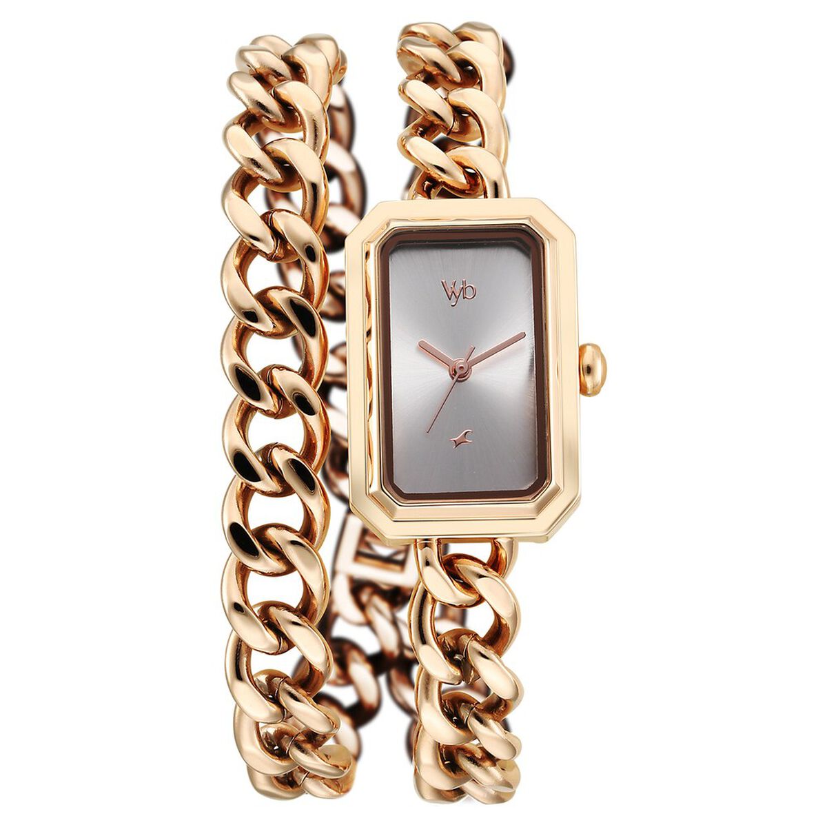 Vyb Showstopper By Fastrack Quartz Analog Silver Dial Metal Strap Watch For Girls 3