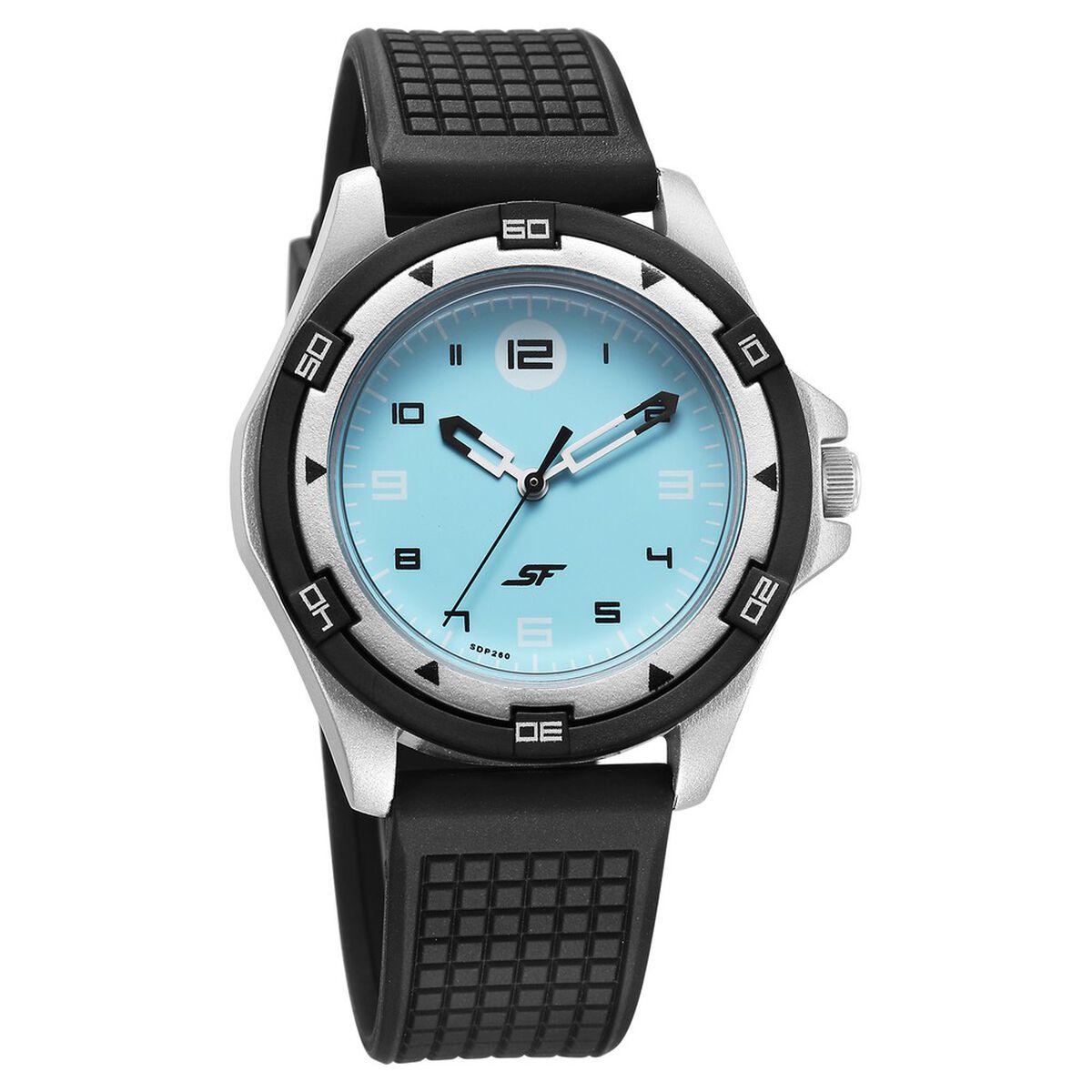 SF Sporty Blue Dial Polyurethane Strap Watch for Men 1