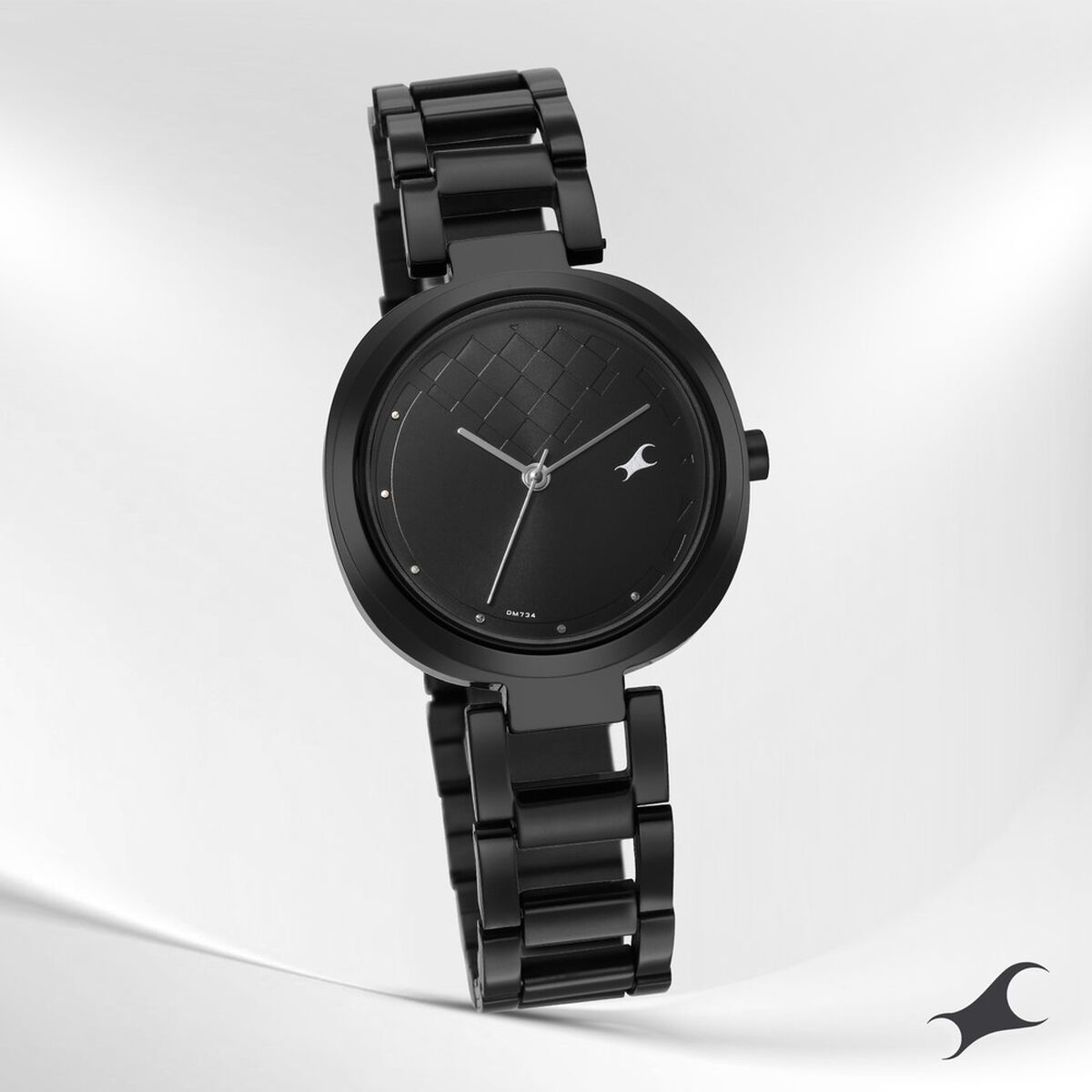 Fastrack Stunners Quartz Analog Black Dial Stainless Steel Strap Watch for Girls 1