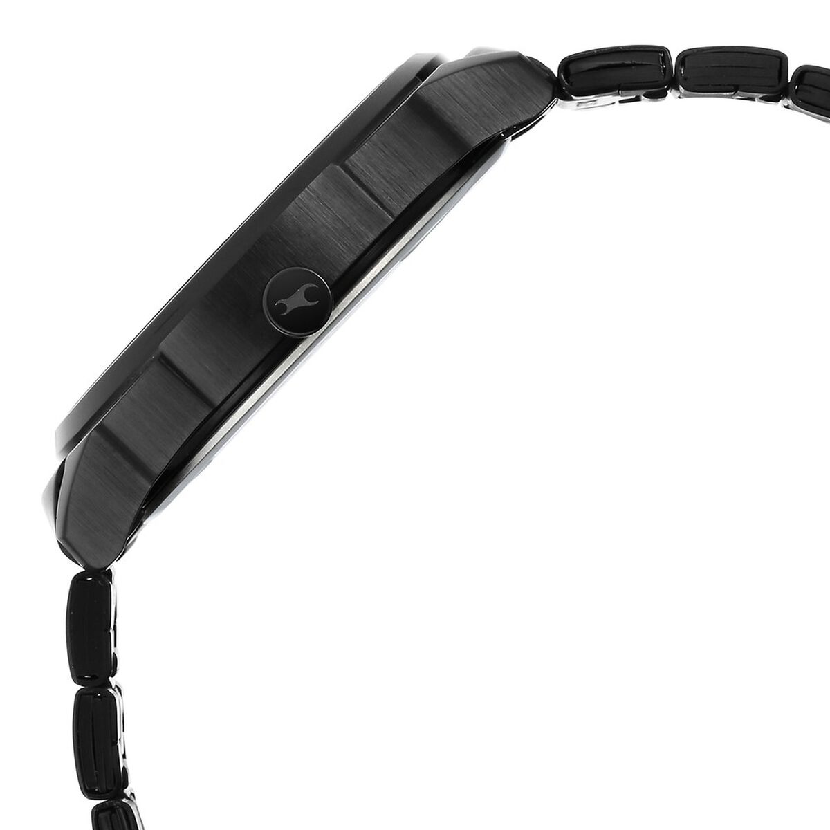 Fastrack Quartz Analog Black Dial Black Stainless Steel Strap Watch for Guys 4