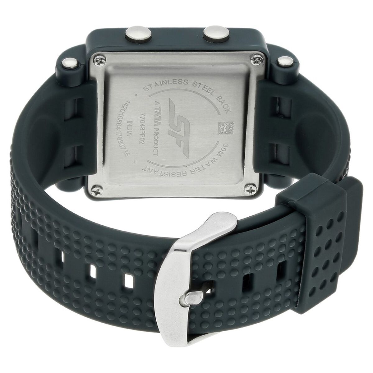 SF Digital Dial Grey Plastic Strap Watch for Men 4