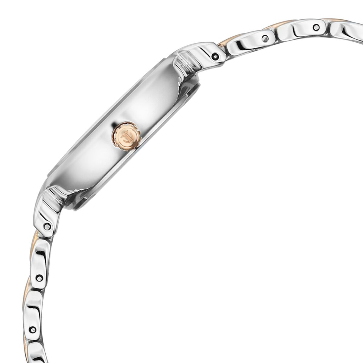 Titan Workday Edit Quartz Analog Mother Of Pearl Dial Two Toned Stainless Steel Strap Watch For Women 5