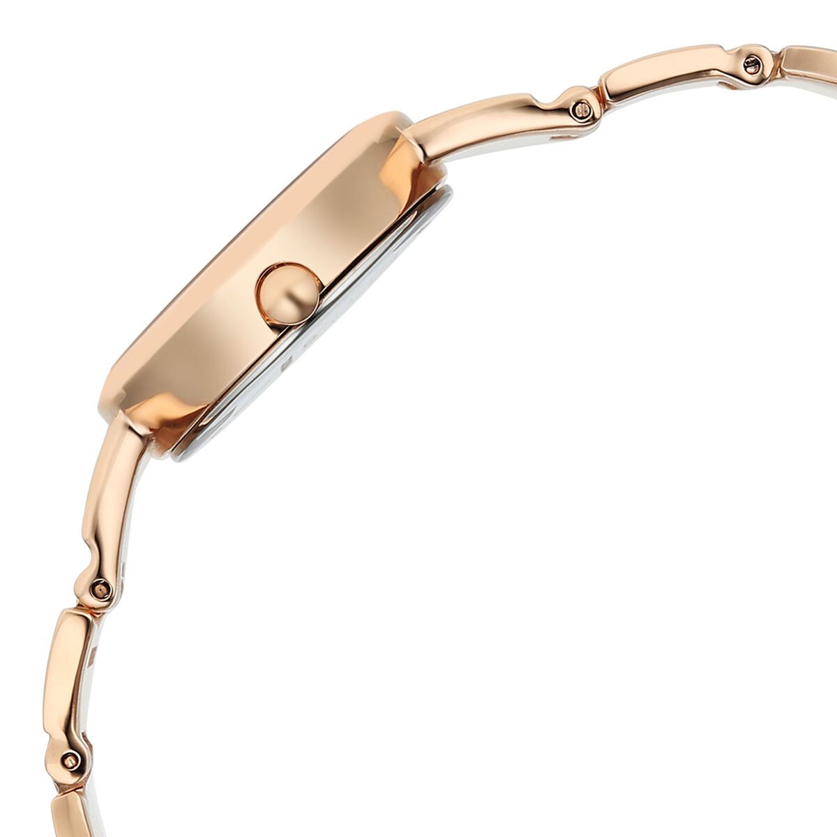 Titan Raga Glimmers Quartz Analog Pink Dial Rose Gold Metal Strap Watch For Women 5