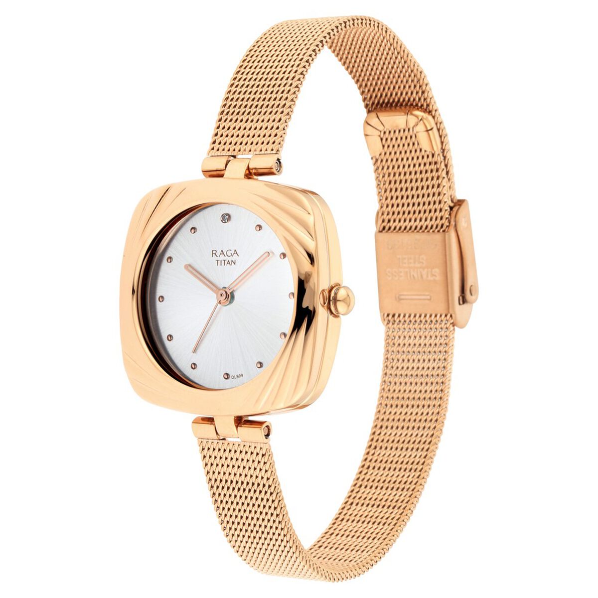 Titan Raga Moments Of Joy Silver Dial Women Watch With Metal Strap 5