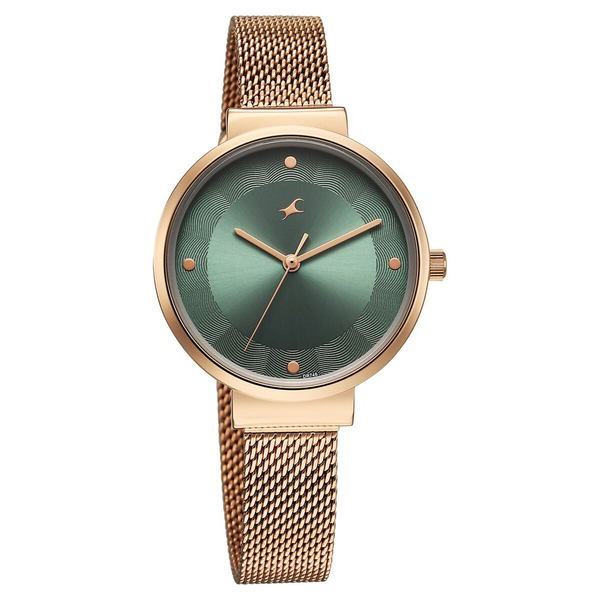 Fastrack Stunners X Quartz Analog Green Dial Stainless Steel Strap Watch For Girls 2