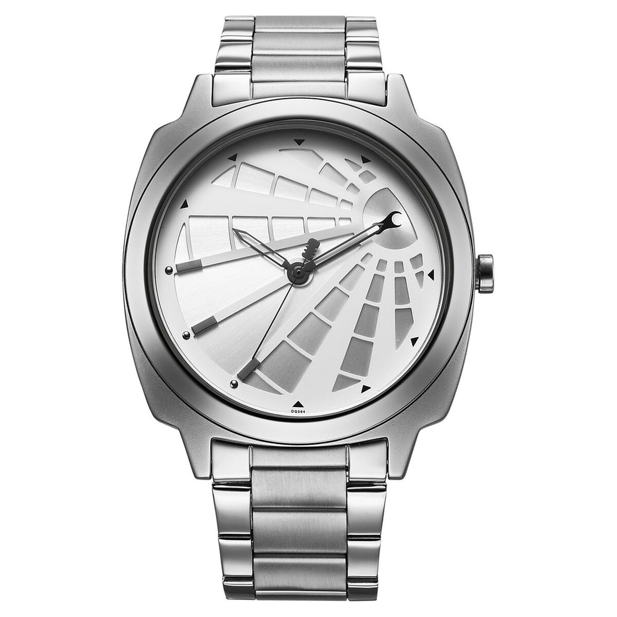 Fastrack Groove Quartz Analog Silver Dial Guys Stainless Steel Watch 2