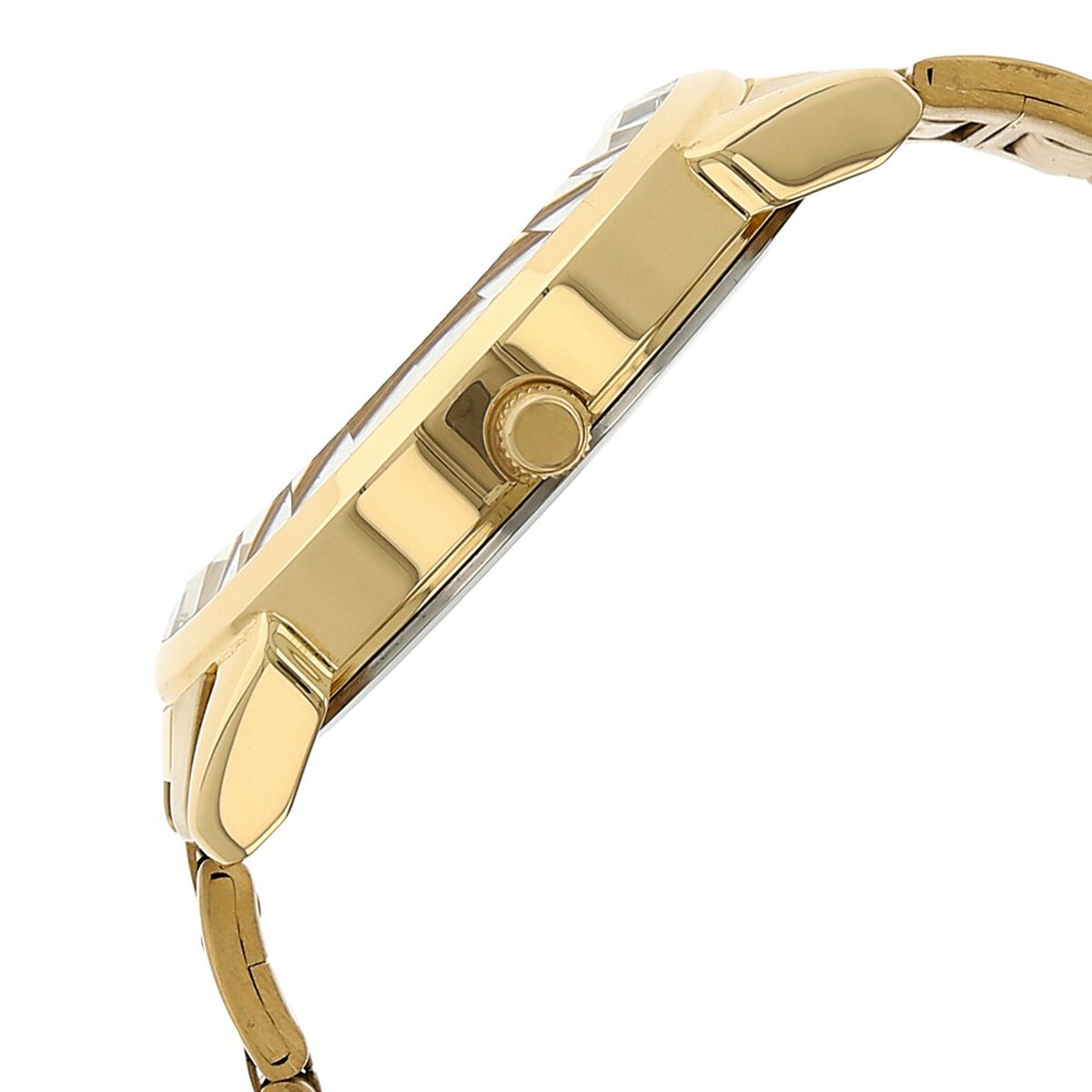 Titan Quartz Analog with Date Champagne Dial Stainless Steel Strap Watch for Men 3