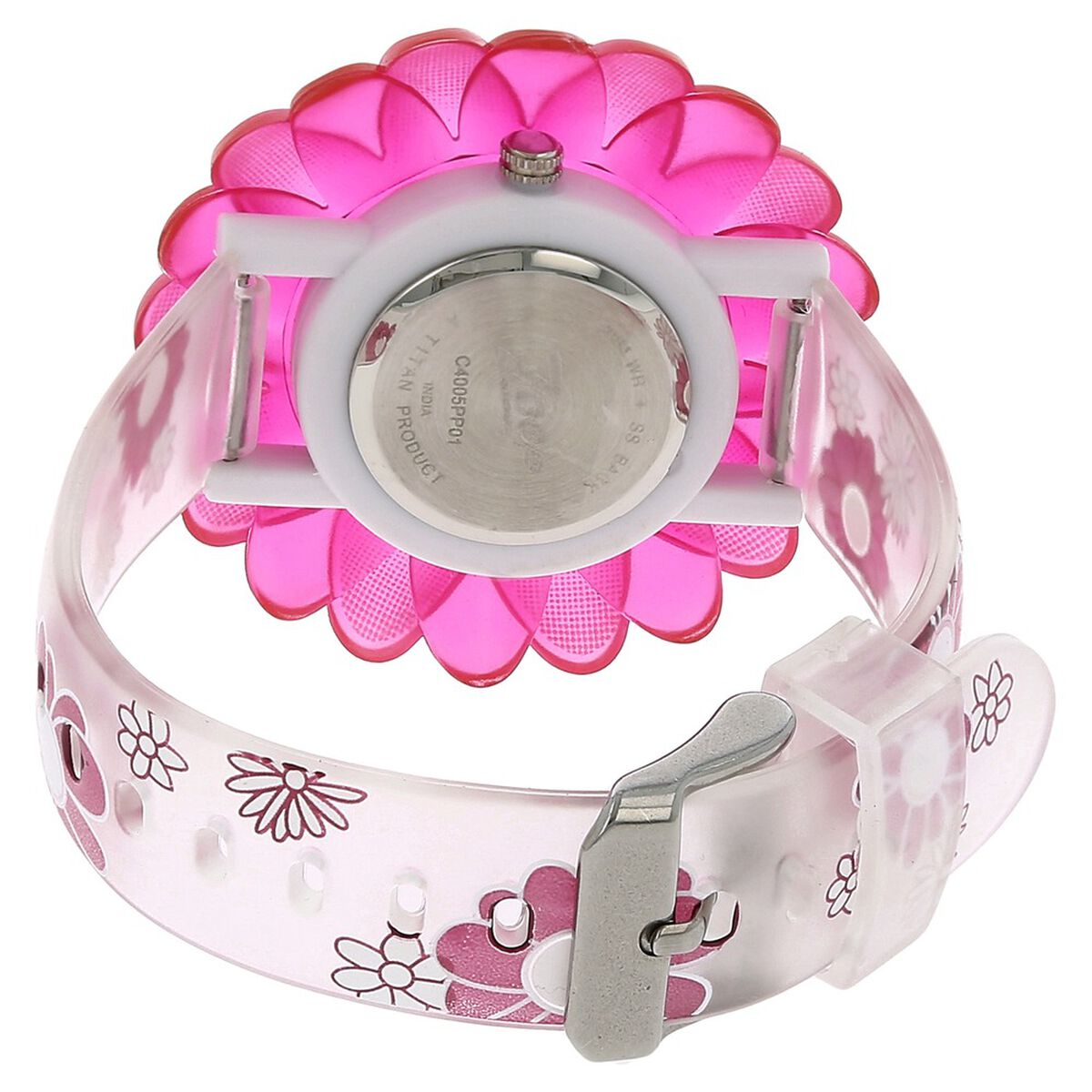 Zoop Analog Watch with Silver Dial & Multicoloured Strap for Girls Kids, from House of Titan 4