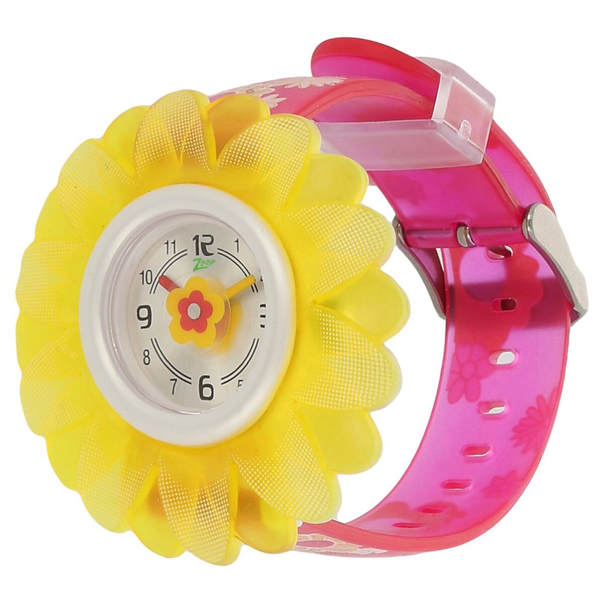Zoop Analog Watch with Silver Dial & Multicoloured Strap for Girls Kids, from House of Titan 2