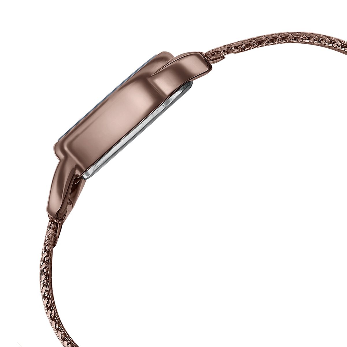 Fastrack Style Up Quartz Analog Brown Dial Brown Stainless Steel Strap Watch For Girls 4