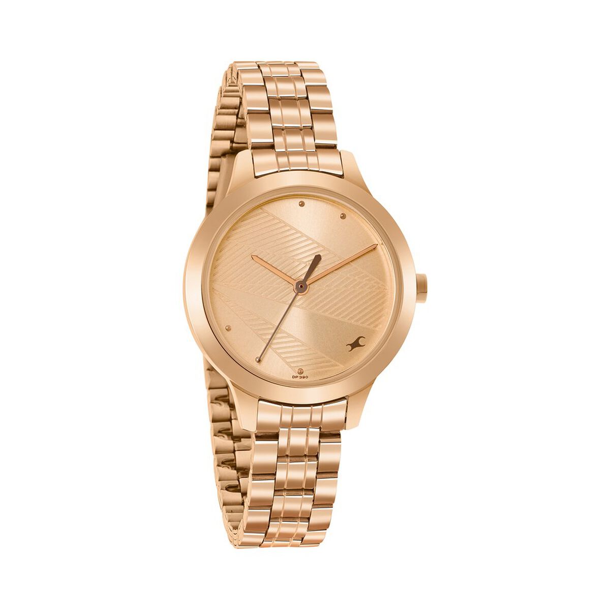 Fastrack Stunners Quartz Analog Rose Gold dial Stainless Steel Strap Watch for Girls 2
