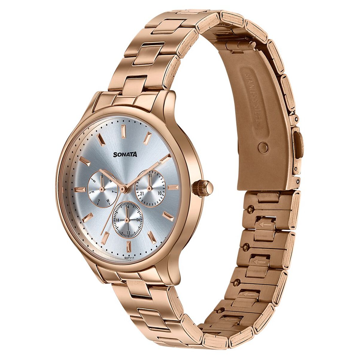 Sonata Women's Work Wear rose goldWatch - Premium Multifunction design for everyday style 3