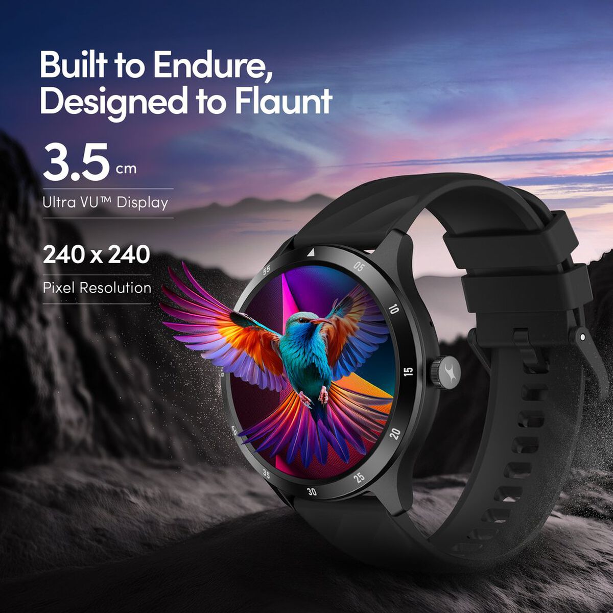 Fastrack Jupiter R2 Smartwatch comes with 3.50 cm Ultra VU TFT Display with 240*240 Pixel Resolution, AI Voice Assistant 2