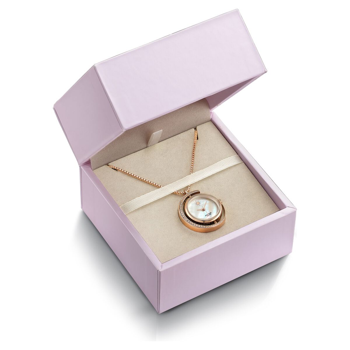 Sonata Poze Quartz Analog White Dial Rose Gold Metal Strap Watch For Women 5
