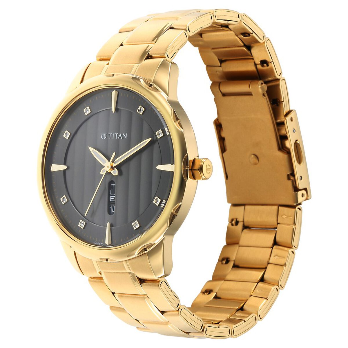 Titan Regalia Opulent Analog with Day and Date Black Dial Watch for Men 3
