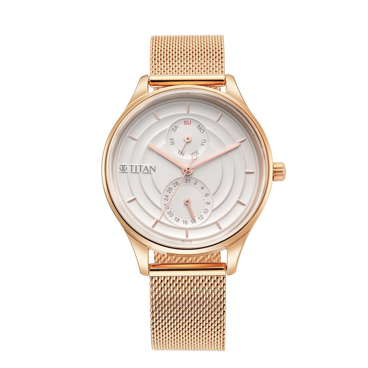 Titan Neo Workdays Silver Dial Quartz Multifunction Stainless Steel Strap watch for Women 2