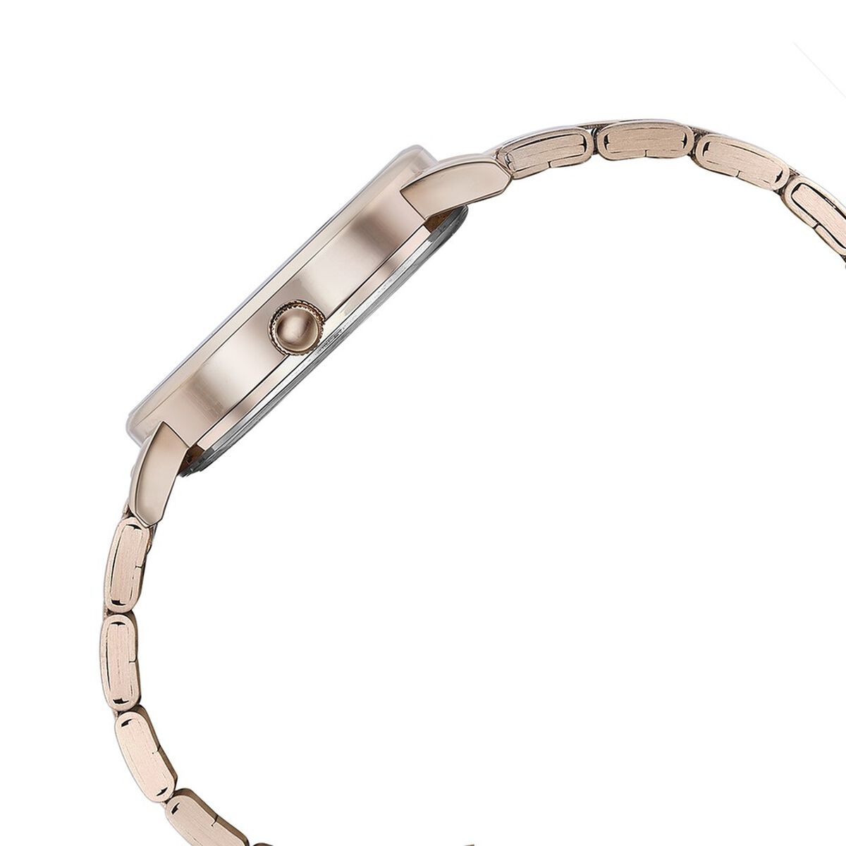 Sonata Poze Quartz Analog Mother of Pearl Round Dial Rose Gold Stainless Steel Strap Watch For Women 5