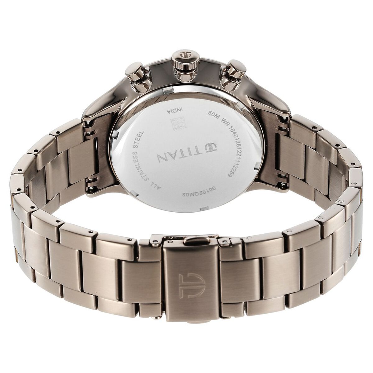 Titan Urban Magic Brown Dial Multial Stainless Steel Strap watch for Men 5