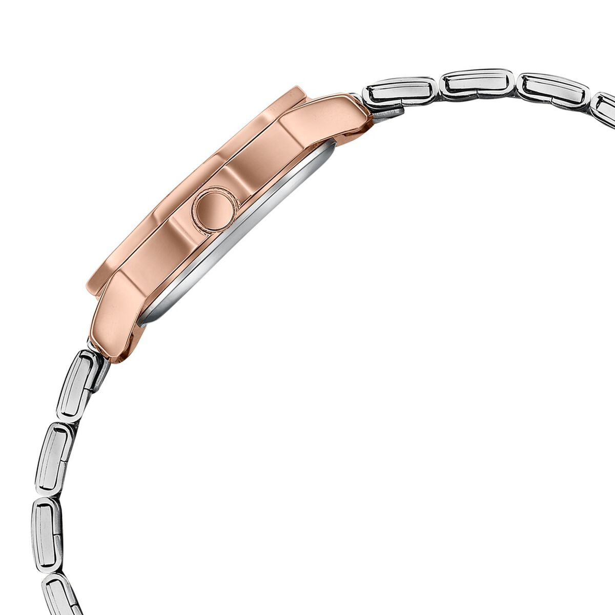 Sonata Festive Quartz Analog Mother Of Pearl Dial Two Toned Metal Strap Watch For Women 5
