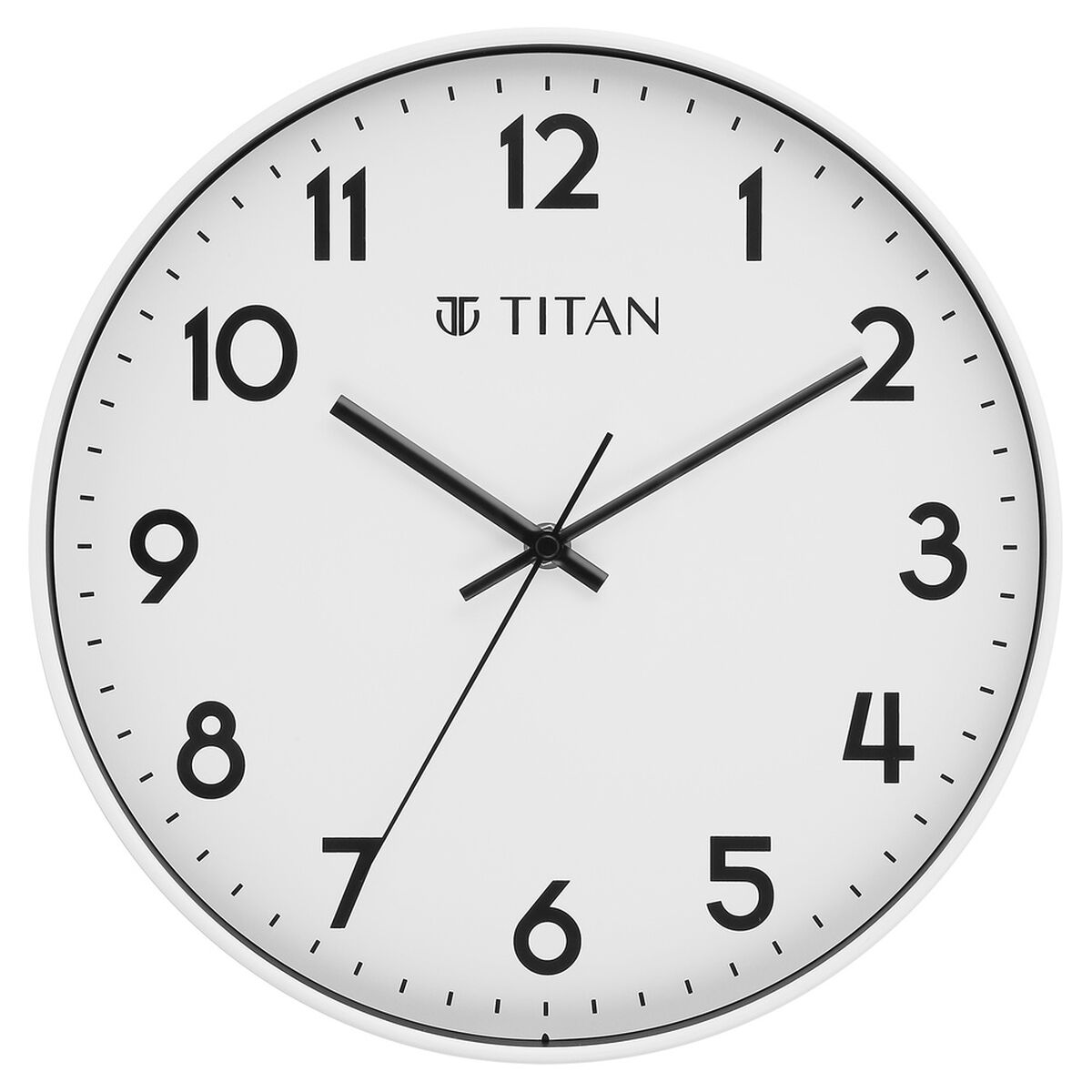Titan Wall Clock - White faced Silent Wall Clock for Modern Homes - Decorative Wall Decor  - 30 CM Dial Size Small 1