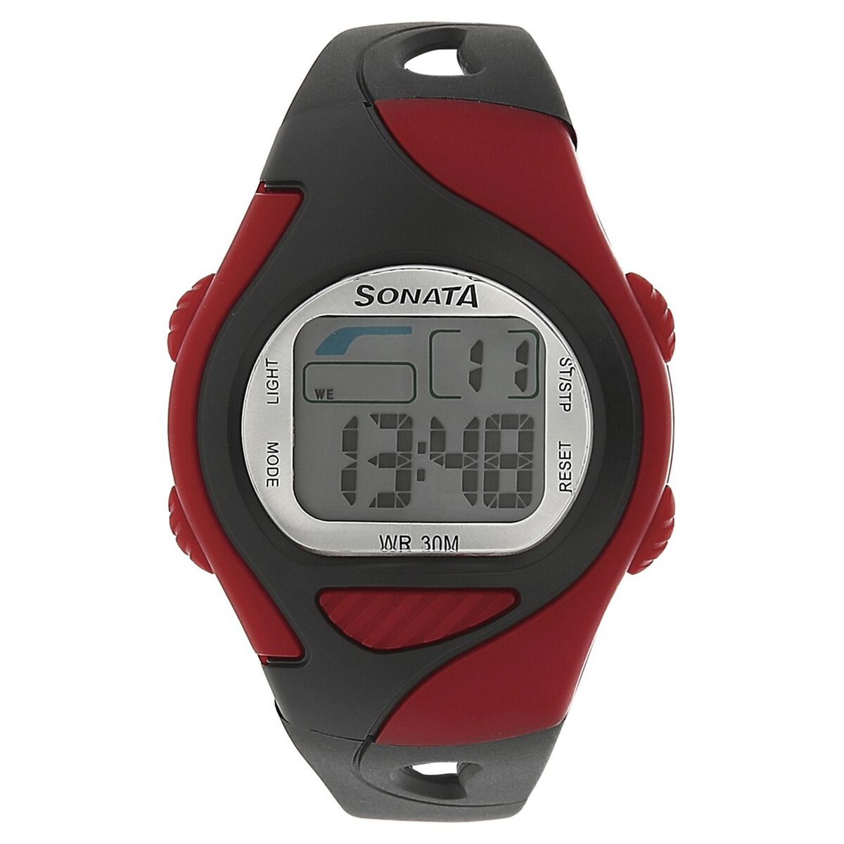 SF Digital Grey Dial Plastic Strap Unisex Watch 1