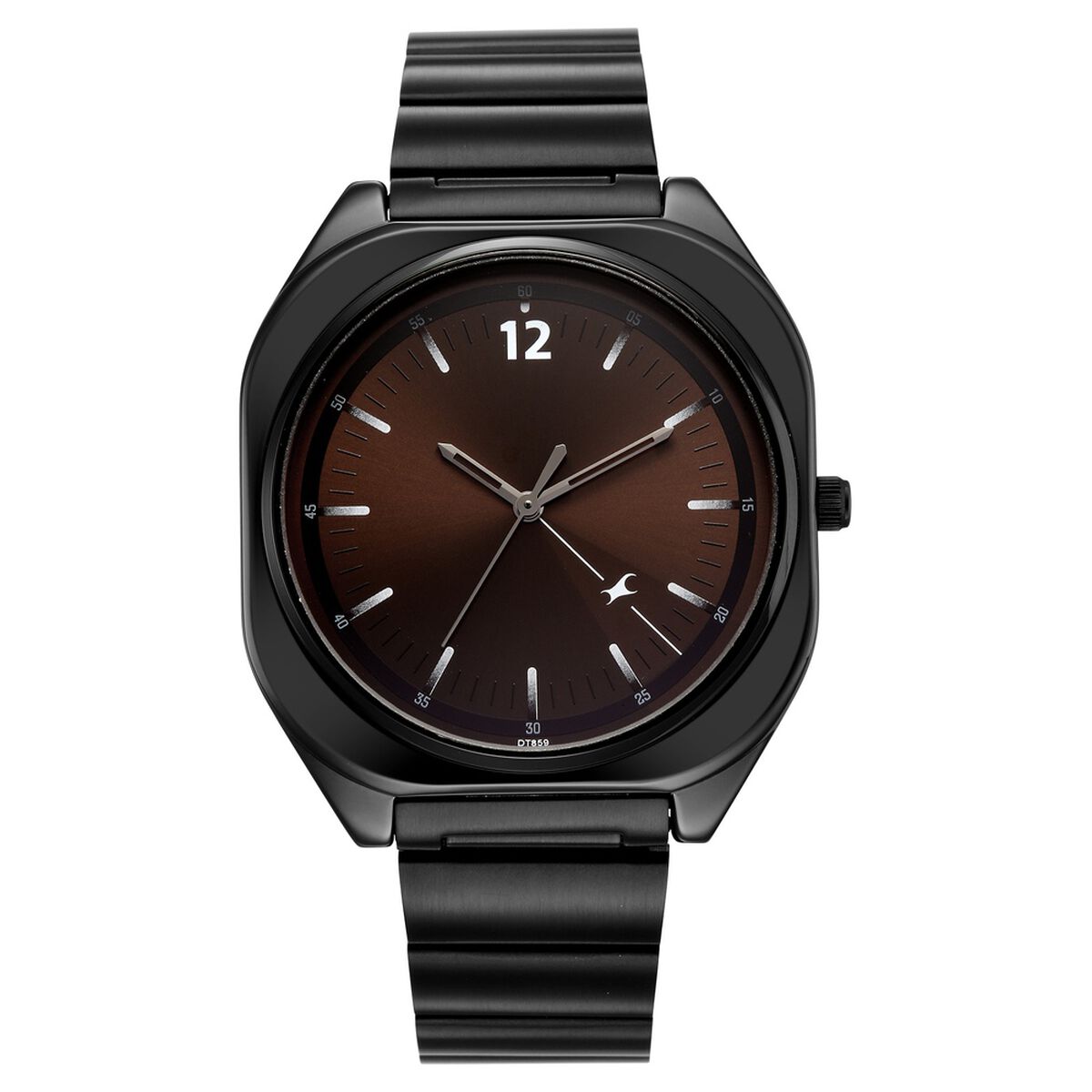 Fastrack 9 to Fine Analog with Brown Dial Metal Strap Watch for Guys 1