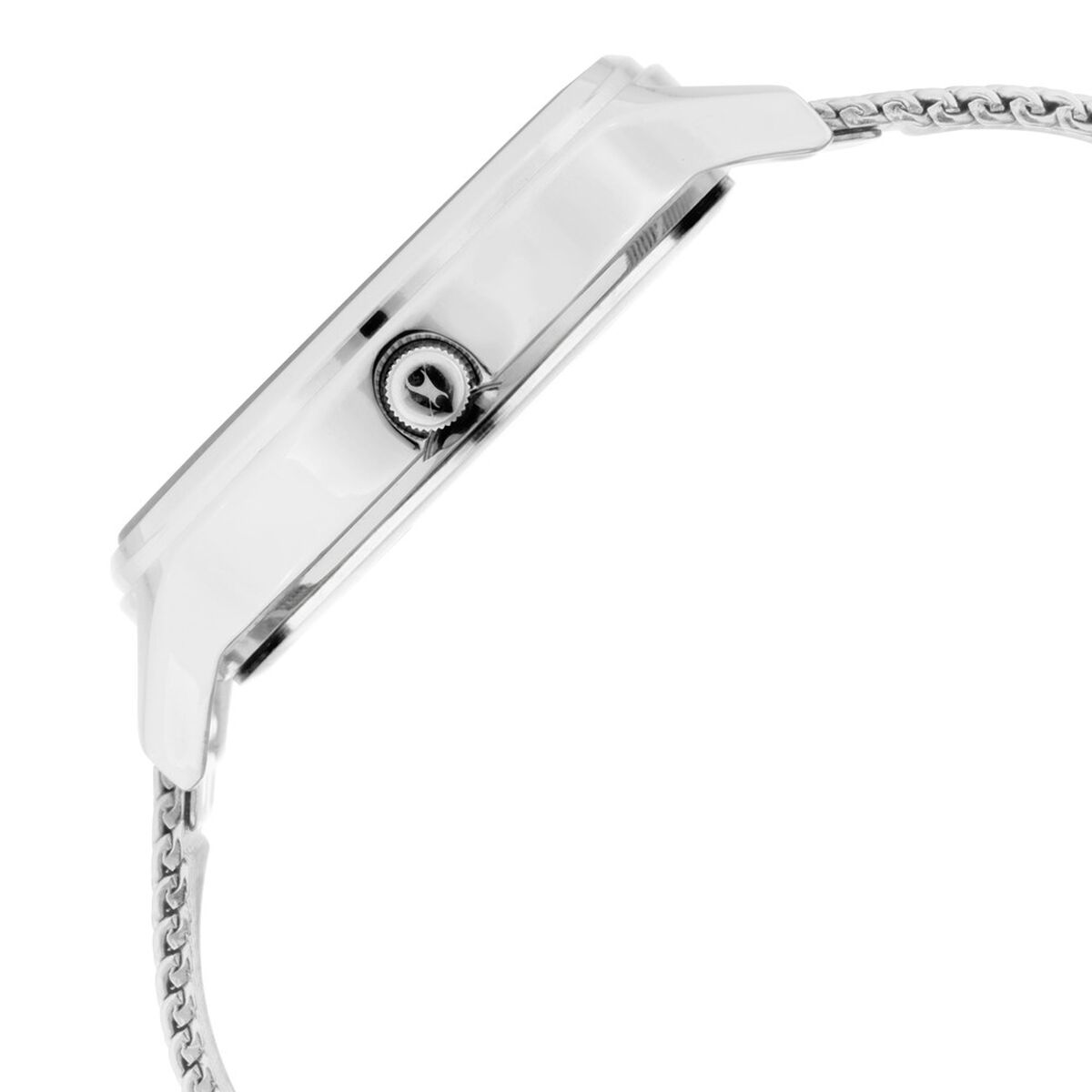 Fastrack Ruffles Quartz Analog with Day and Date Pink Dial Stainless Steel Strap Watch for Girls 5