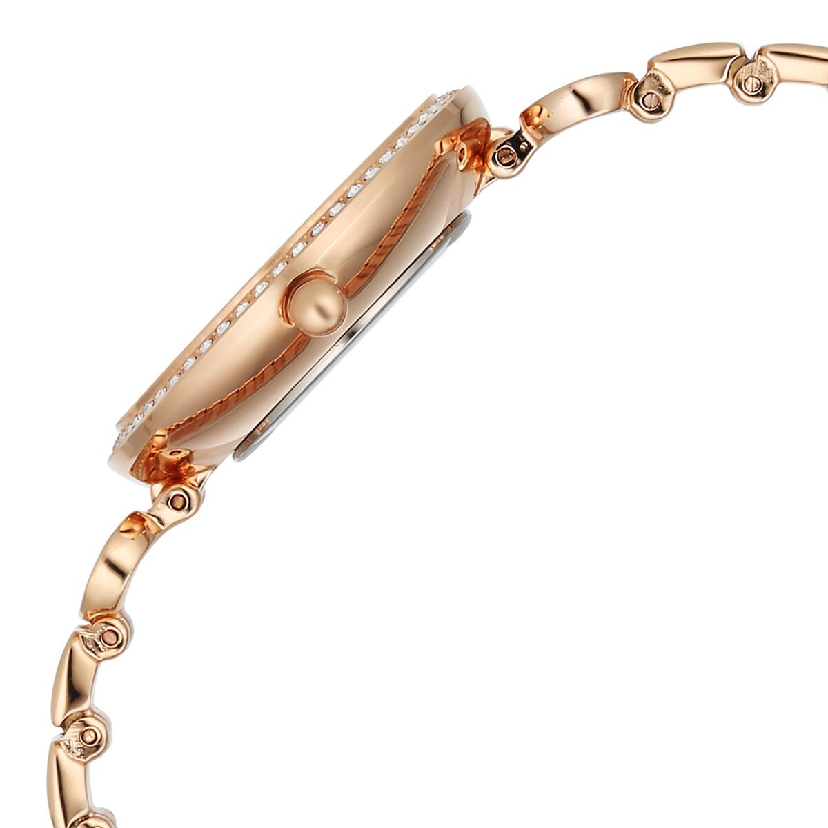 Titan Raga DEC Blaze Quartz Analog Rose Gold Dial Rose Gold Metal Strap Watch For Women 4