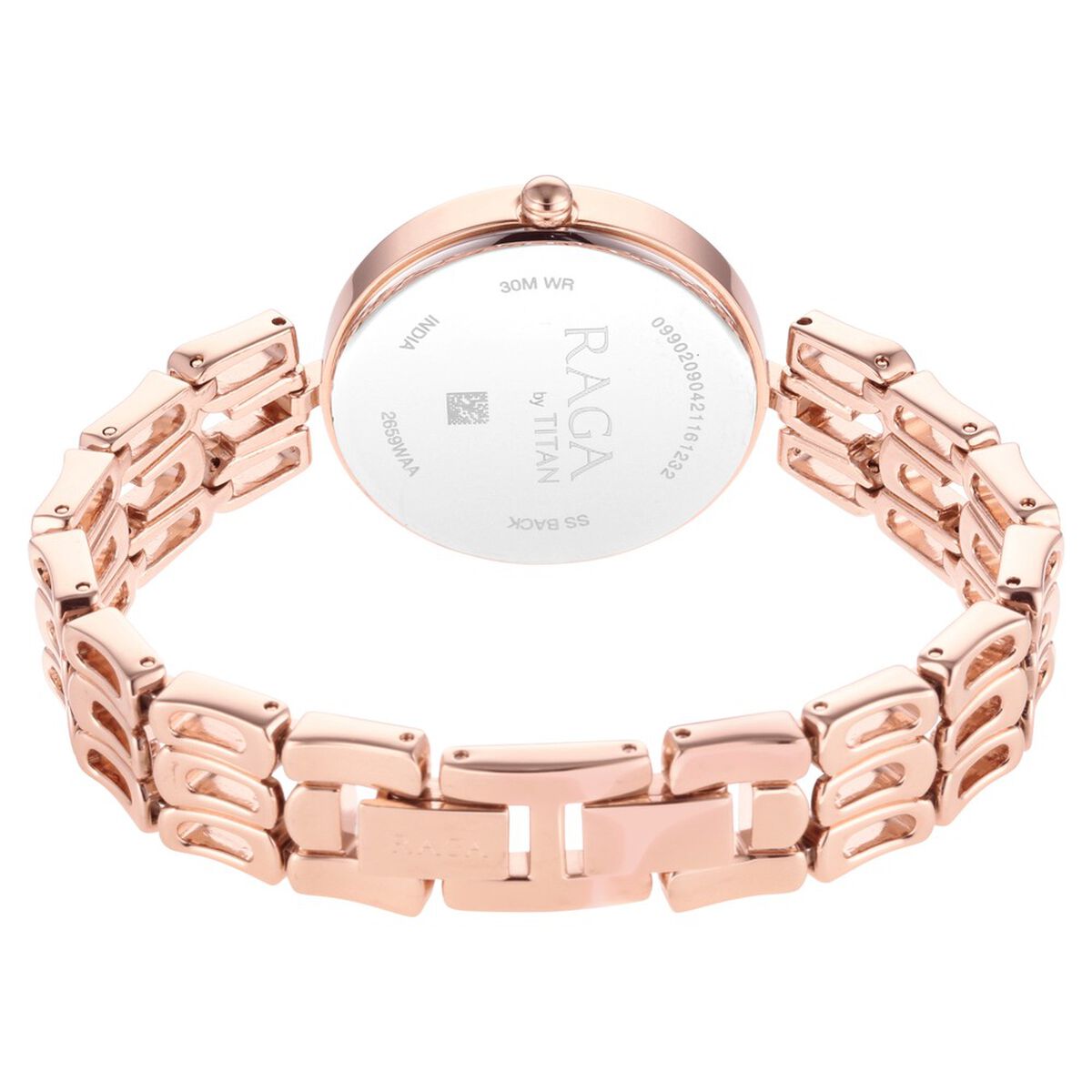 Titan Raga Chic Mother Of Pearl Dial Women Watch With Metal Strap 5