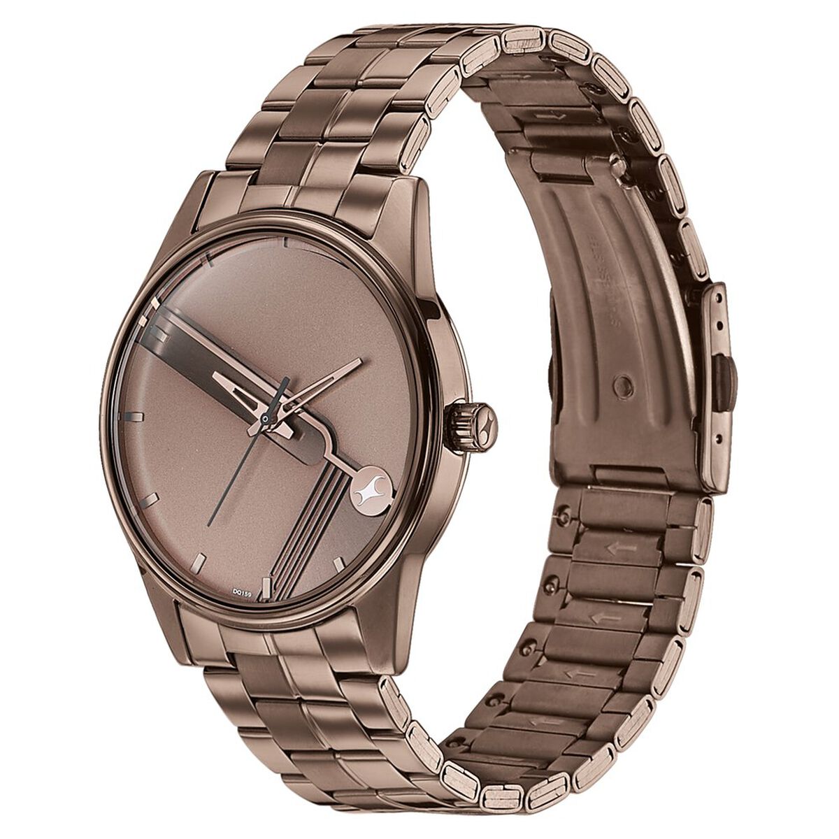 Fastrack Stunners Quartz Analog Brown Dial Stainless Steel Strap Watch for Guys 3