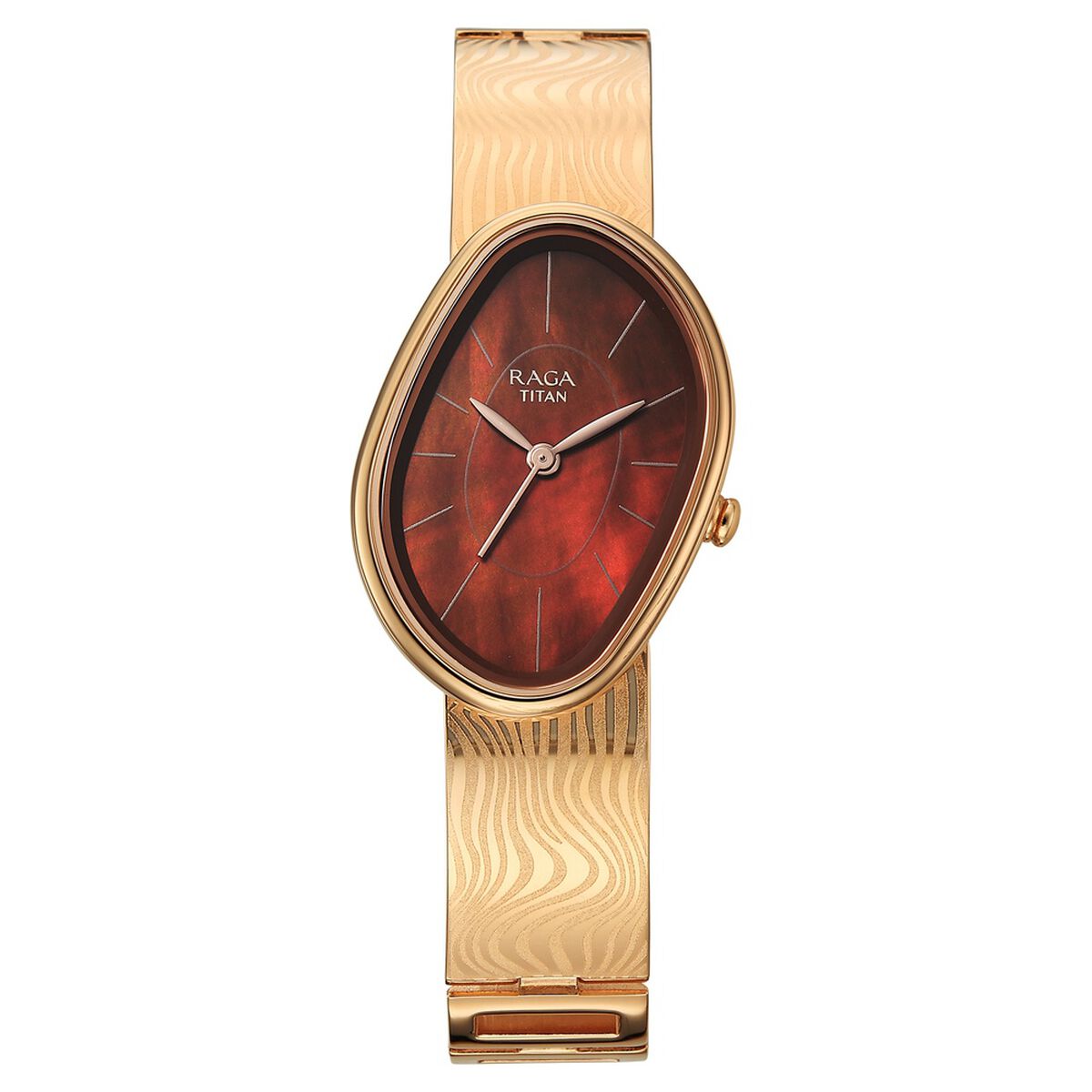 Titan Raga Sierra Quartz Analog Amber - Brown Dial Rose Gold Metal Strap Watch For Women 1