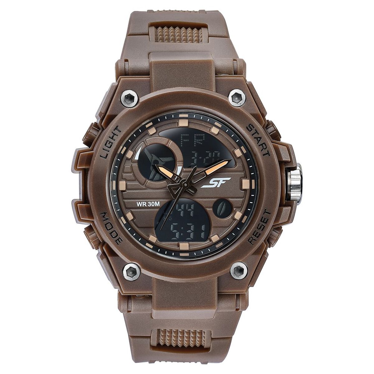 SF Ignite - Earthy Brown Anadigi Watch 1