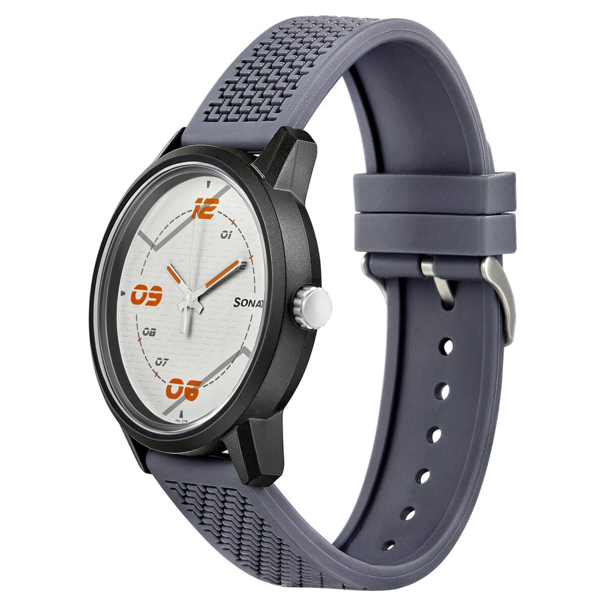 Sonata Quartz Analog PU Strap Watch for Men 2