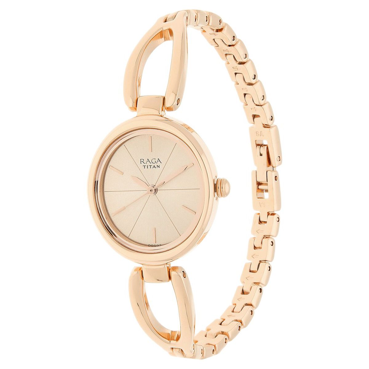 Titan Raga Viva Rose Gold Dial Women Watch With Metal Strap 2
