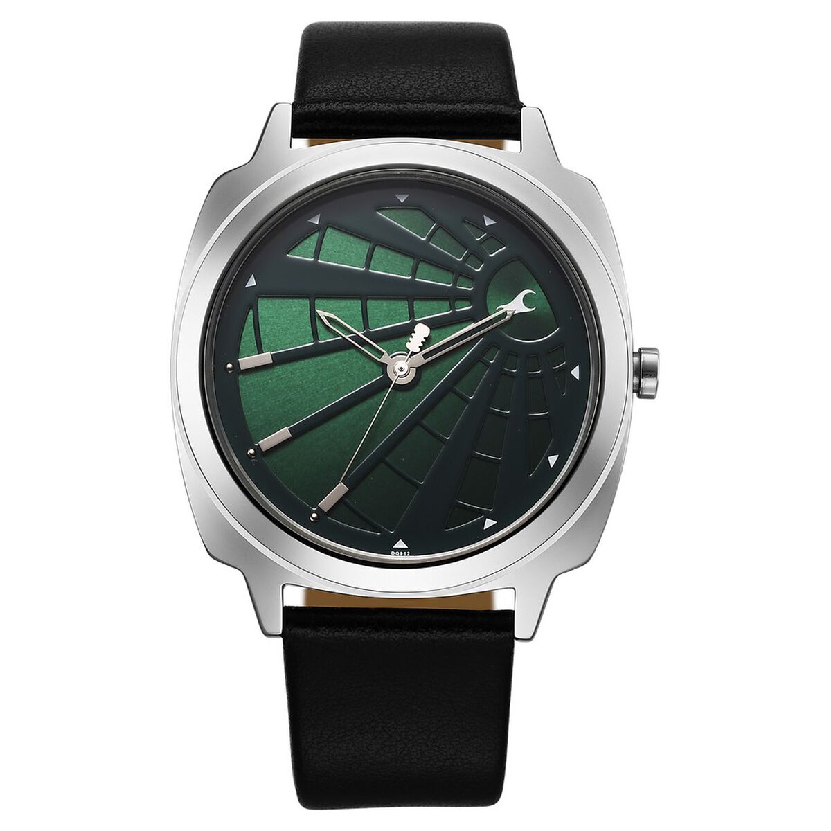 Fastrack Groove Quartz Analog Green Dial Guys Leather Watch 2