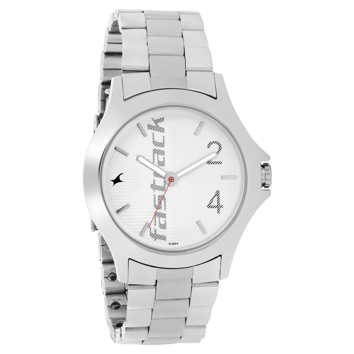 Fastrack Quartz Analog White Dial Stainless Steel Strap Watch for Guys 1