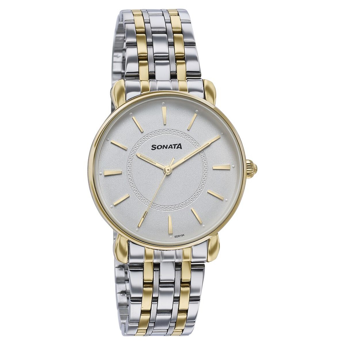 Sonata Wedding Quartz Analog Off White Dial Stainless Steel Strap Watch For Women 2